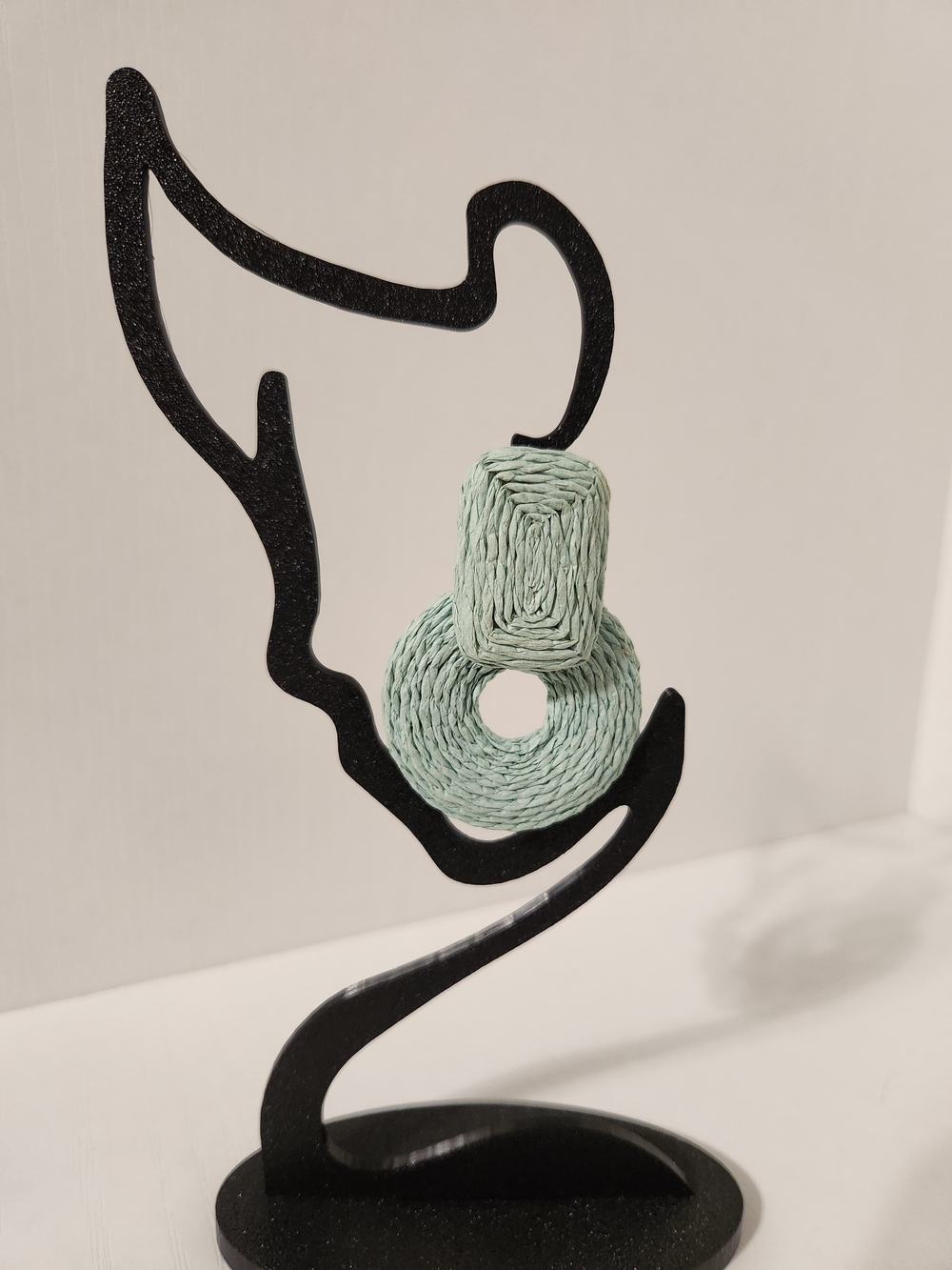 Mint Green Woven Drop Earrings - Women Jewelry